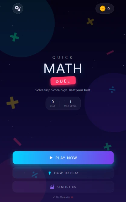 Quick Math Duel screenshot