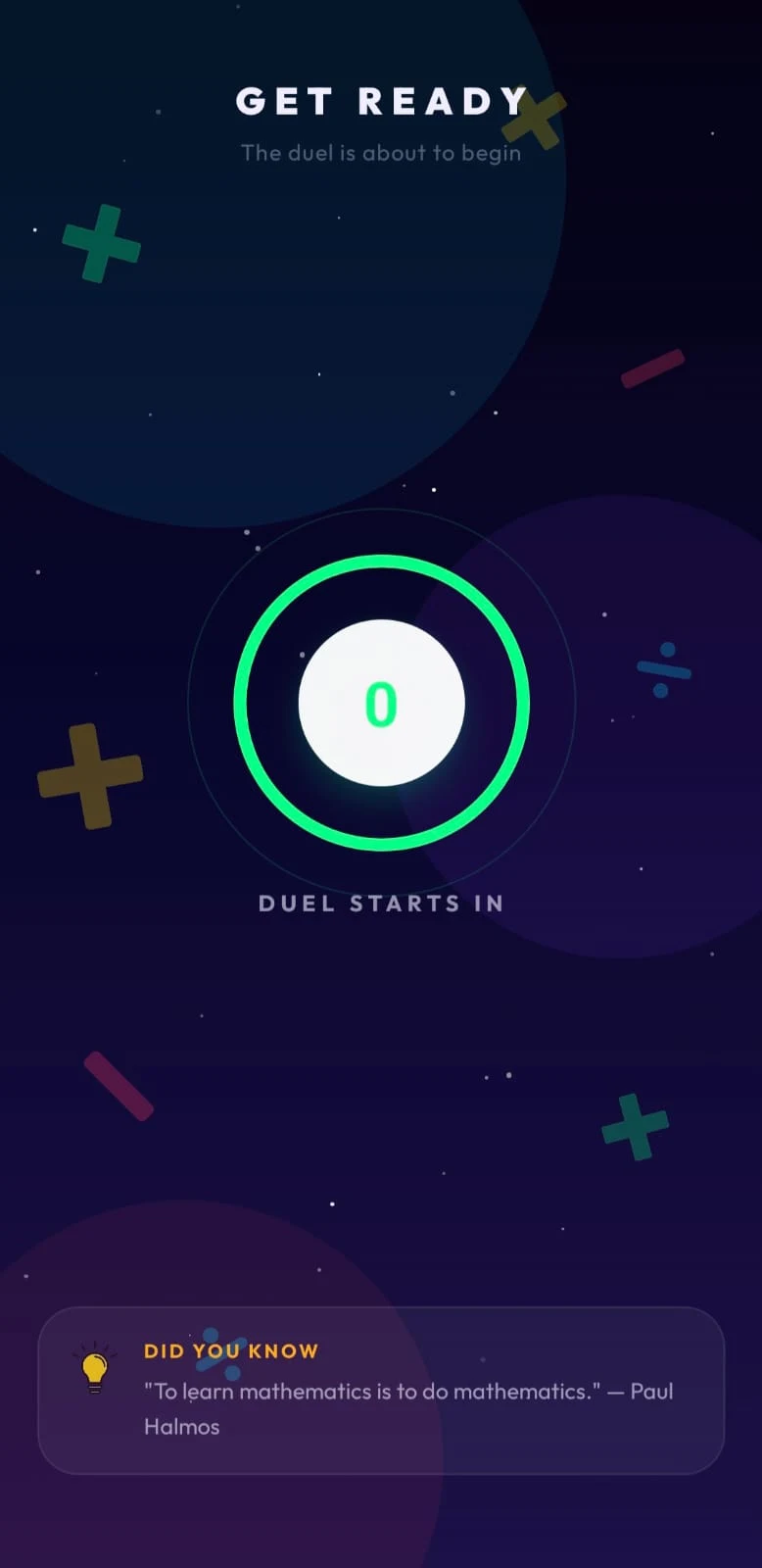 Quick Math Duel screenshot